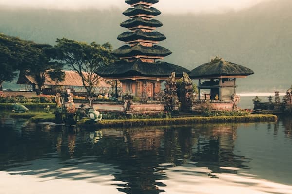 Example web profile cover in Bali